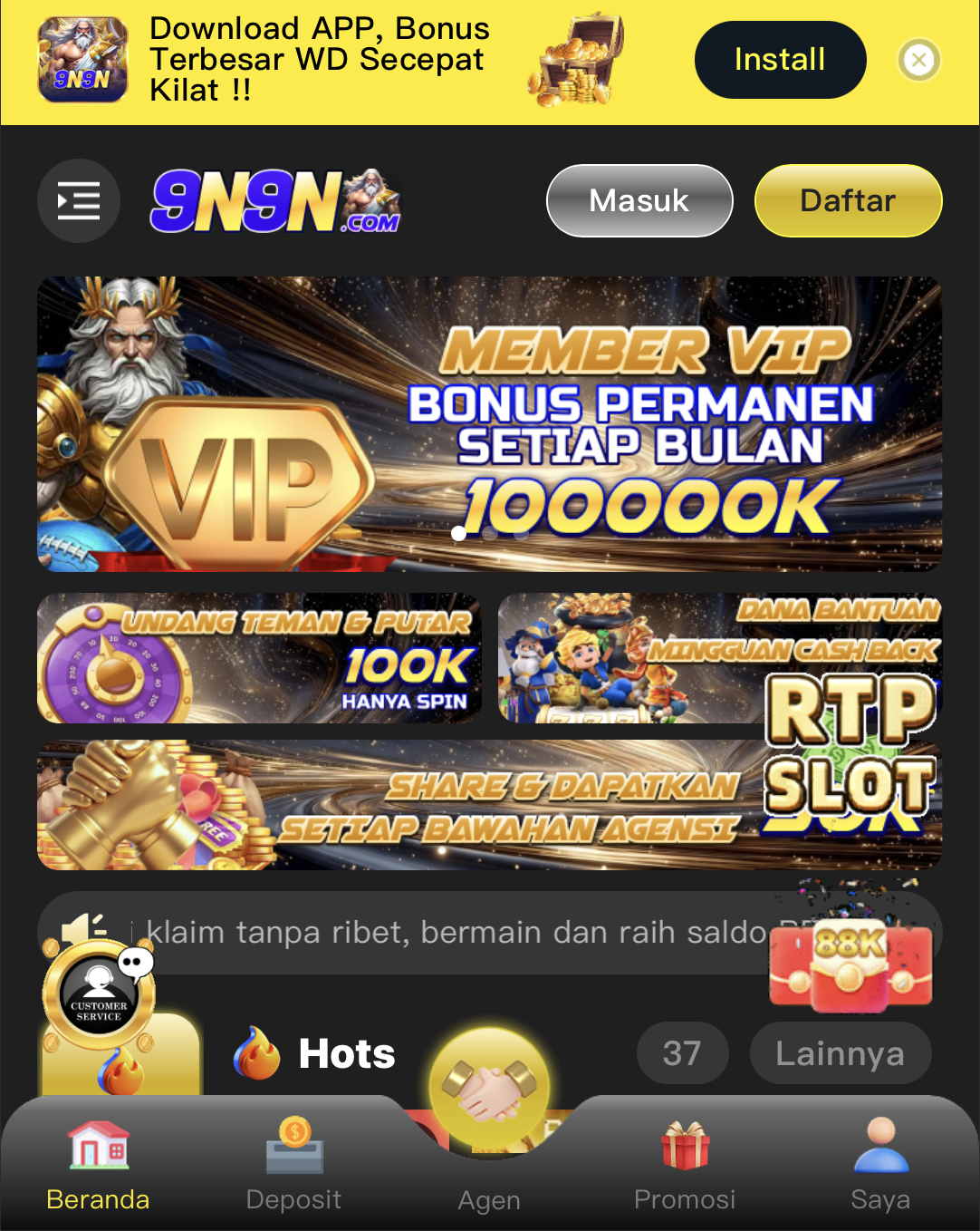 9N9N login resmi platform game online cepat dan nyaman